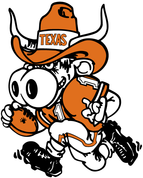 Texas Longhorns 1981-2002 Mascot Logo v2 DIY iron on transfer (heat transfer)